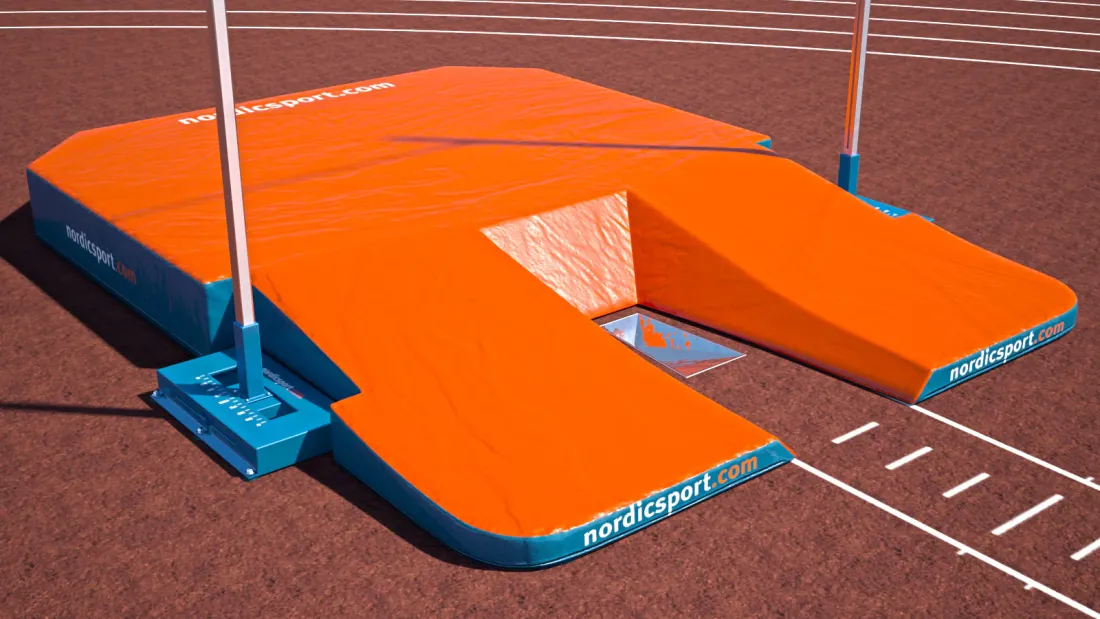 Мат для стрибків з жердиною Nordic Sport Pole Vault Pit World Cup 4 Monocube, WA сертифікат