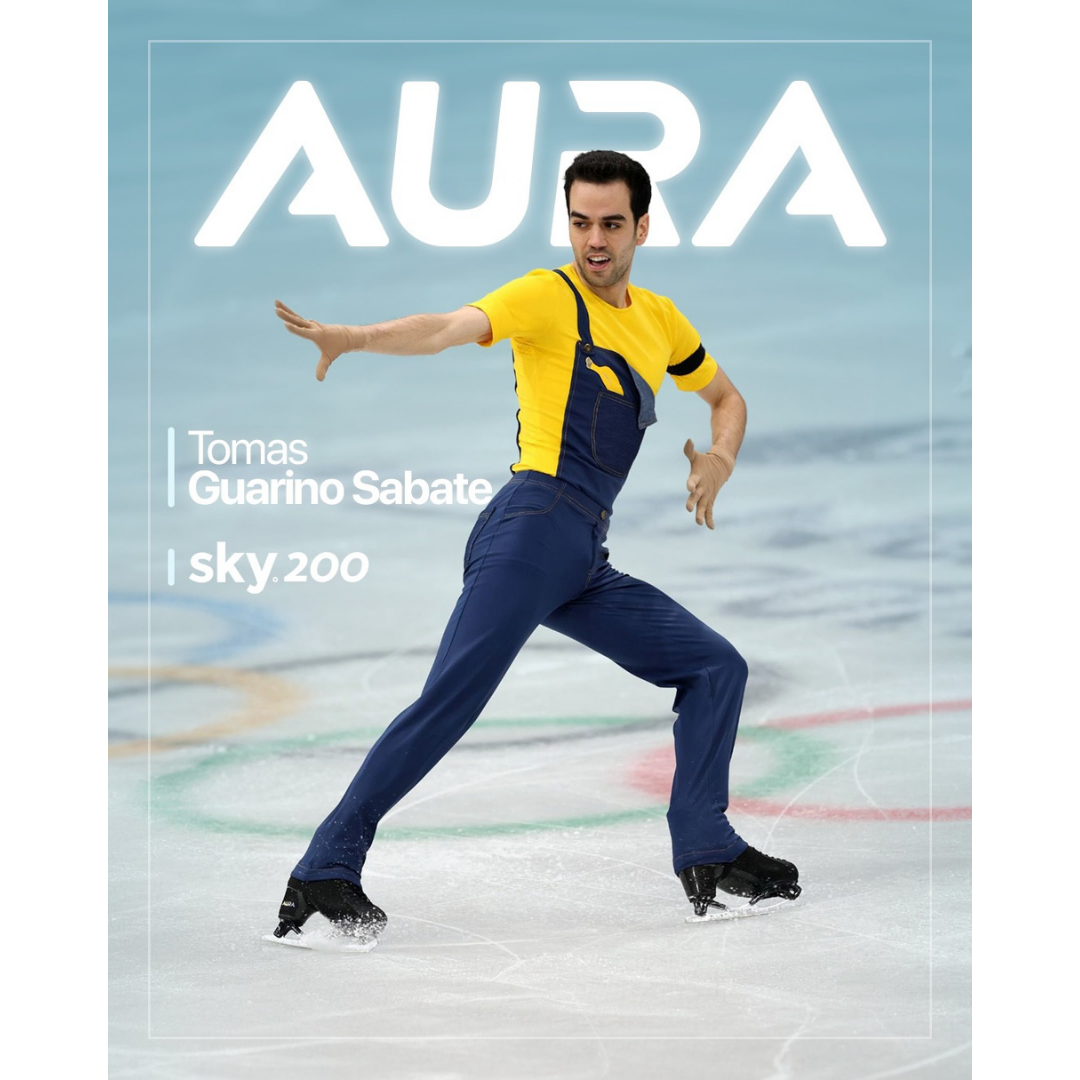 Фігурні черевики чоловічі AURA SKY 200 Black 270D