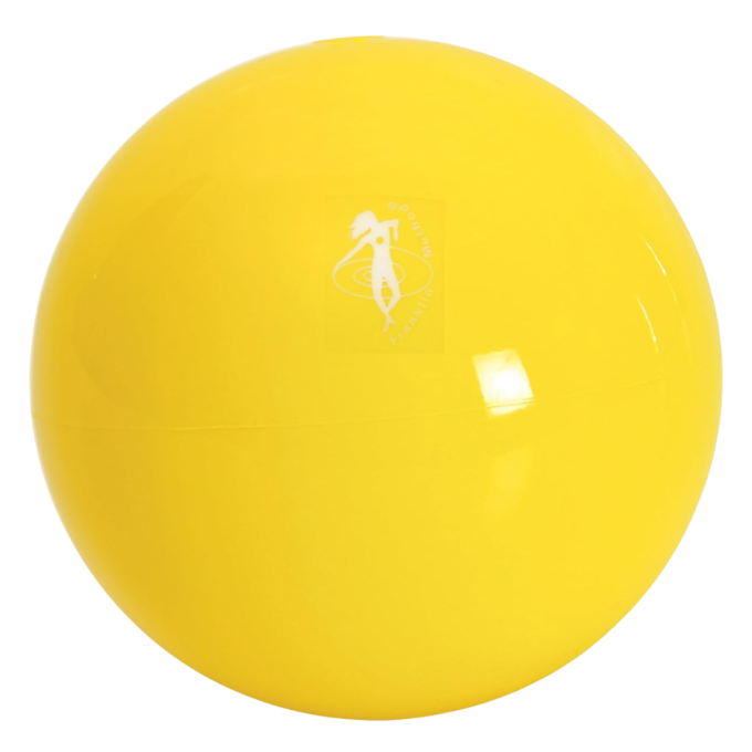 М'яч масажний для МФР водоналивний Franklin Method Fascia Ball, Жовтий, 10 см