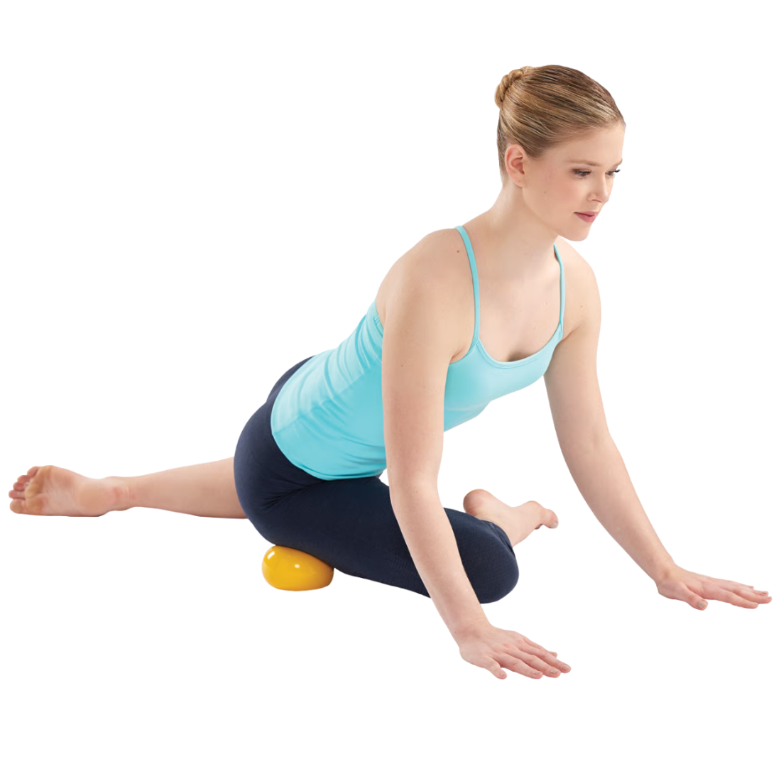 М'яч масажний для МФР водоналивний Franklin Method Fascia Ball, Жовтий, 10 см