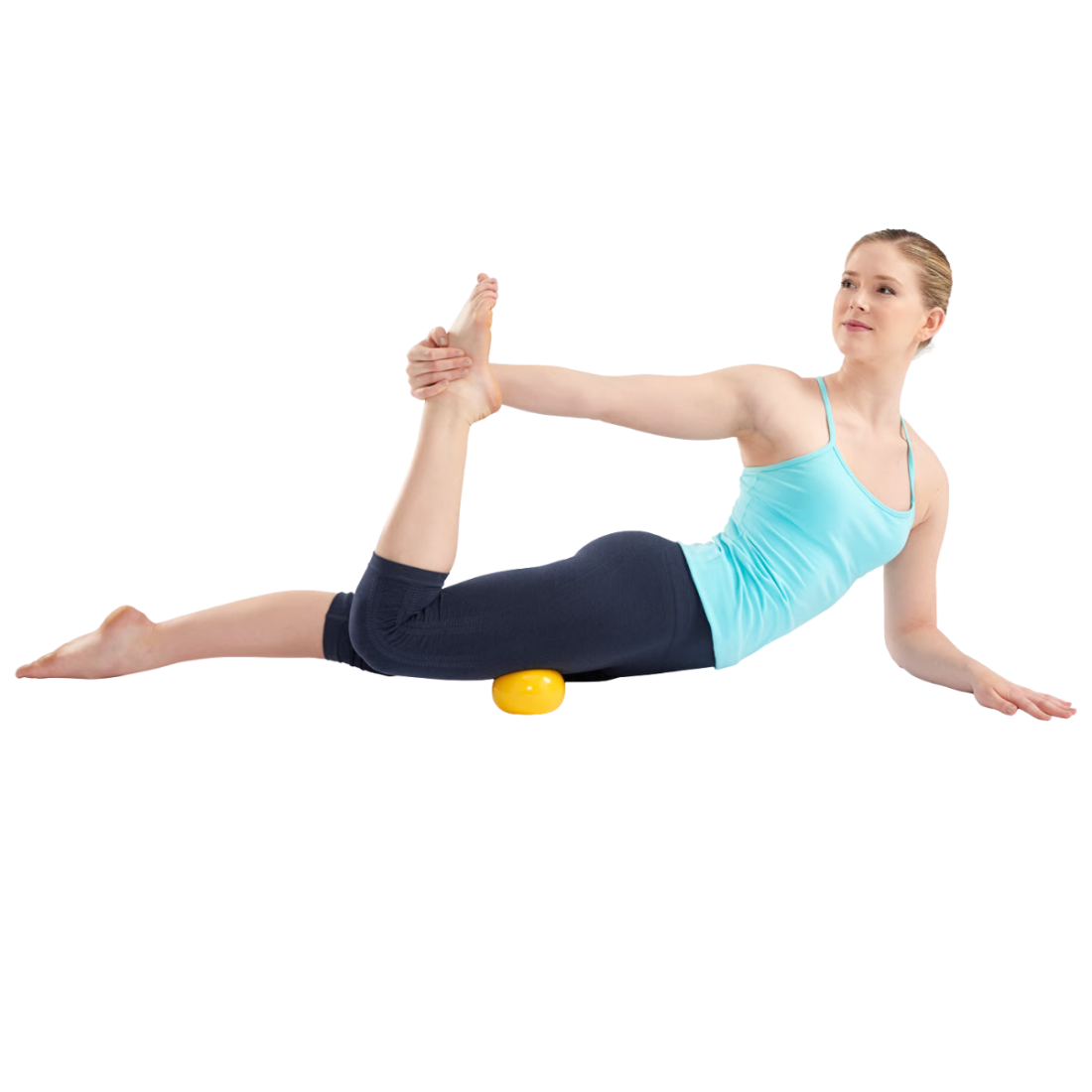 М'яч масажний для МФР водоналивний Franklin Method Fascia Ball, Жовтий, 10 см