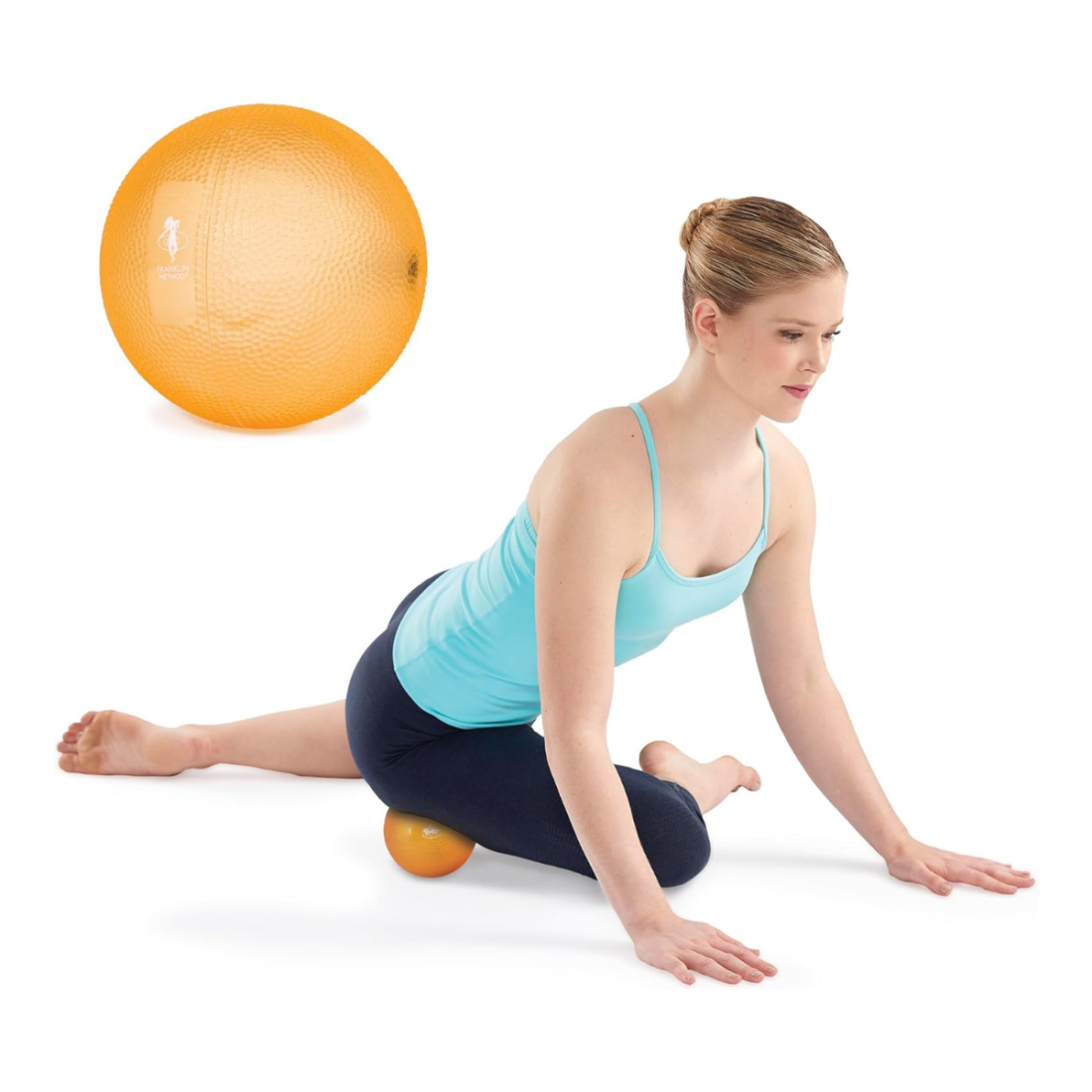 М'ячик для масажу Franklin-Method® Tough Ball 9,5 см для МФР твердий помаранчевий