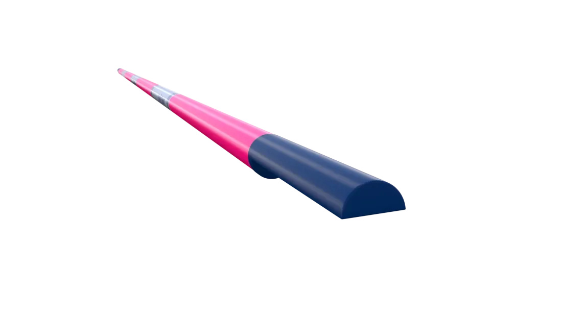 Планка для стрибків з жердиною Nordic Sport Crossbar Pole Vault Anti-Roll 4.5 m, WA сертифікат