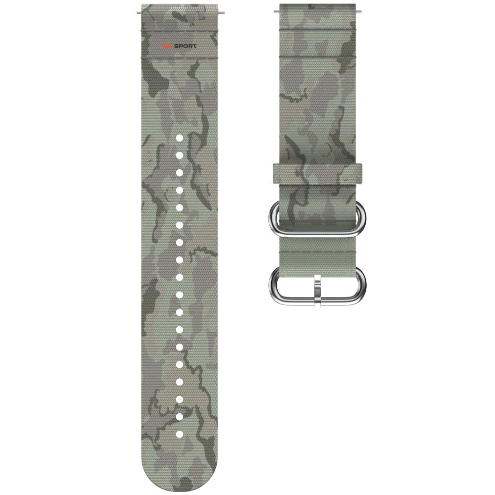 Polar ремінець для годинника 22 мм Green Tundra еко-текстиль Woven Wristband 91081740 M-L