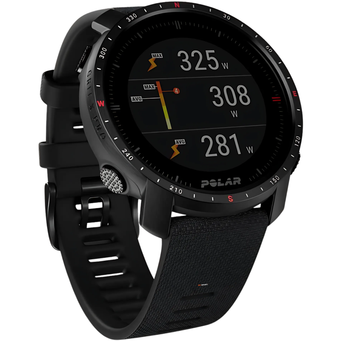 Polar Grit X Pro Black смарт-годинник для спорту преміум-класу водонепроникний 90085773