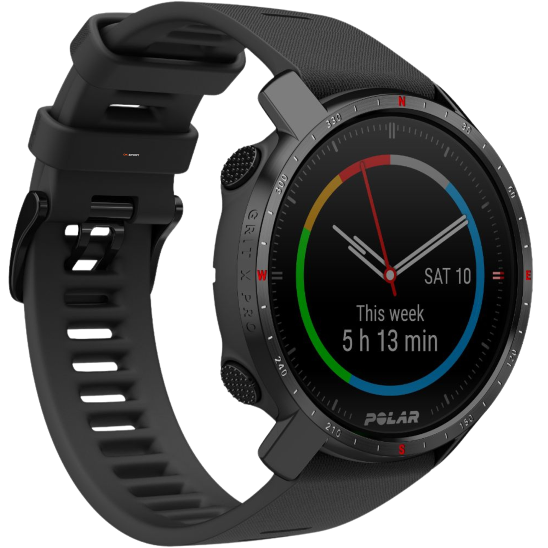 Polar Grit X Pro Black смарт-годинник для спорту преміум-класу водонепроникний 90085773