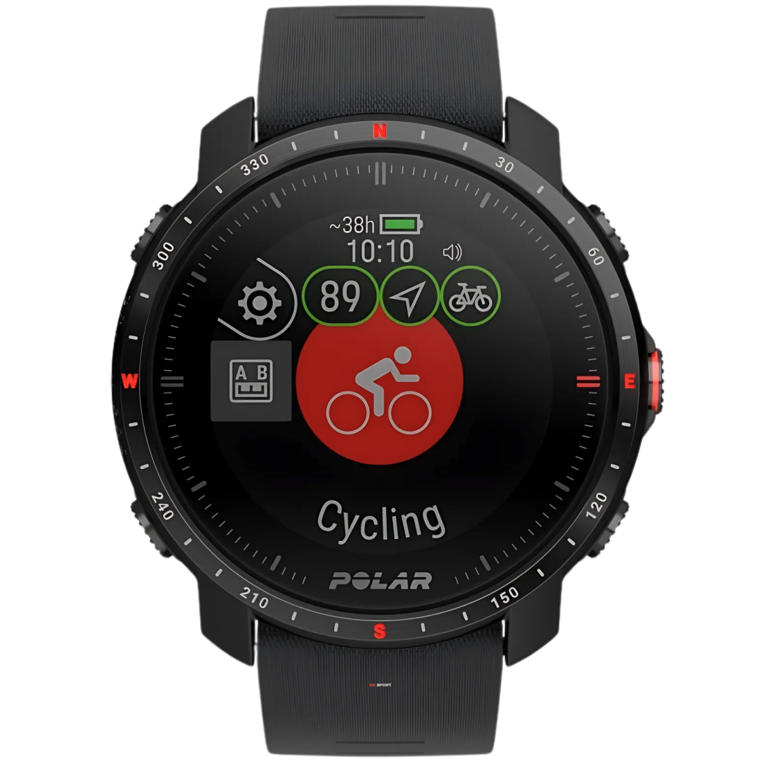 Polar Grit X Pro Black смарт-годинник для спорту преміум-класу водонепроникний 90085773