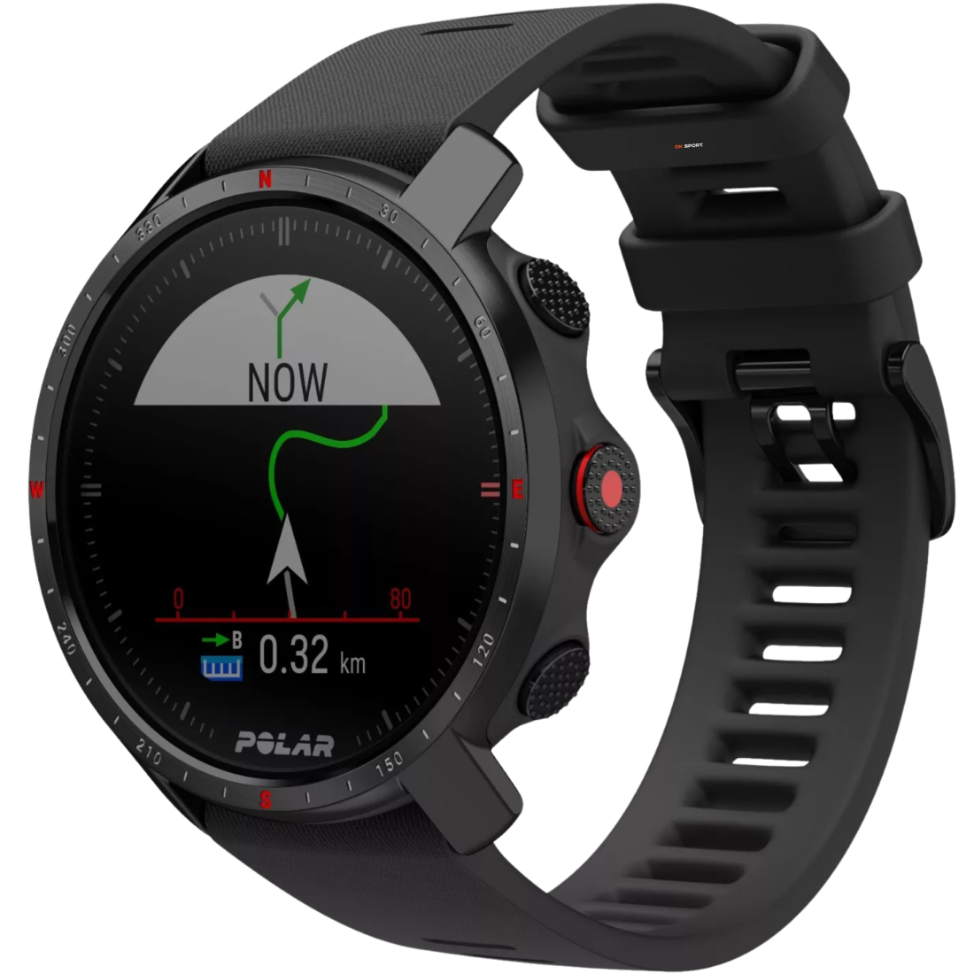 Polar Grit X Pro Black смарт-годинник для спорту преміум-класу водонепроникний 90085773