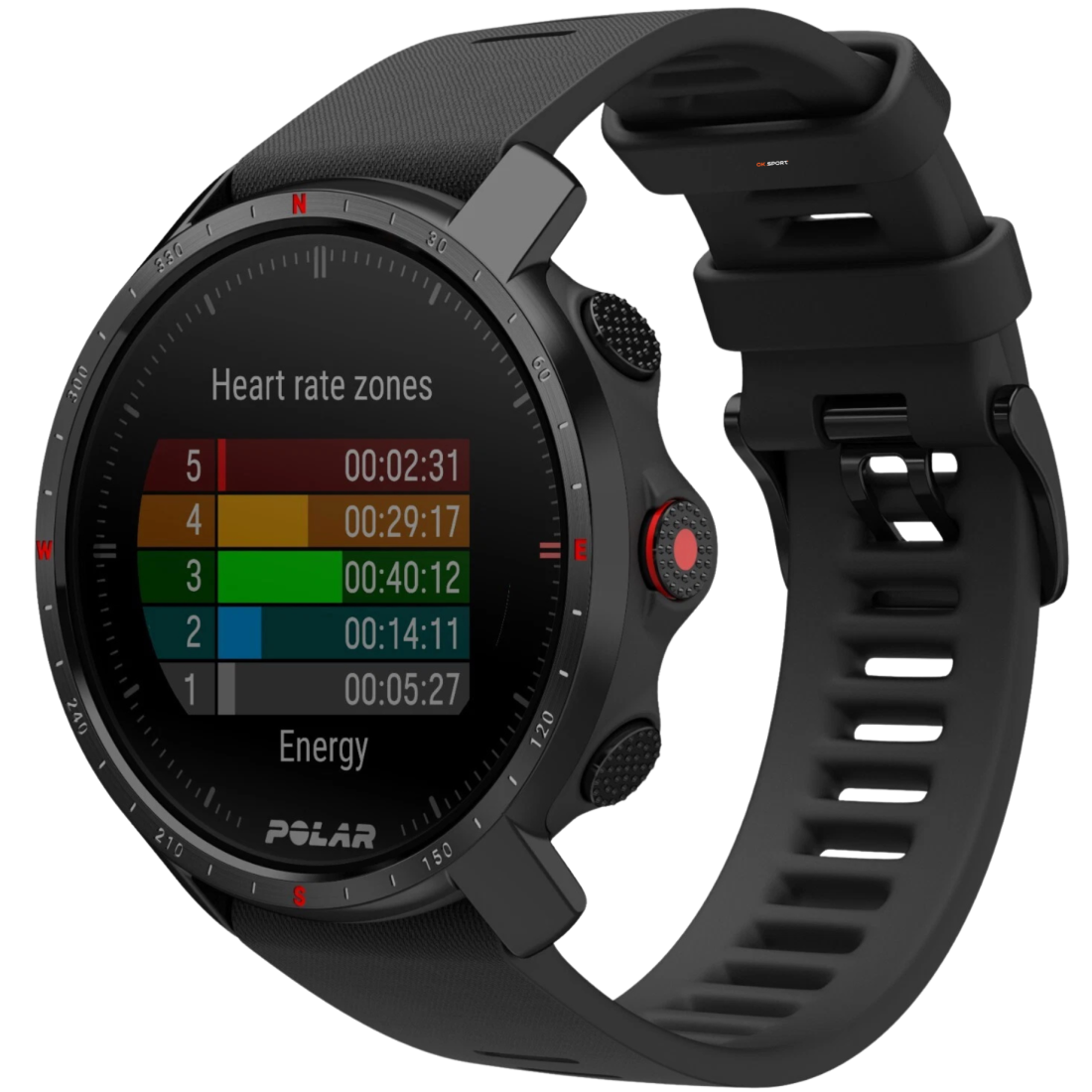 Polar Grit X Pro Black смарт-годинник для спорту преміум-класу водонепроникний 90085773
