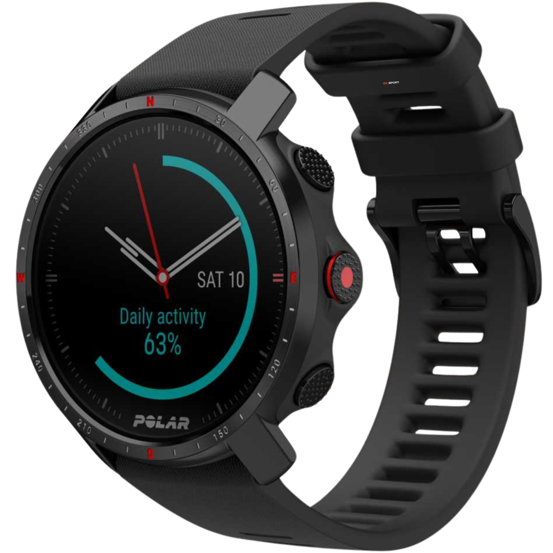 Polar Grit X Pro Black смарт-годинник для спорту преміум-класу водонепроникний 90085773