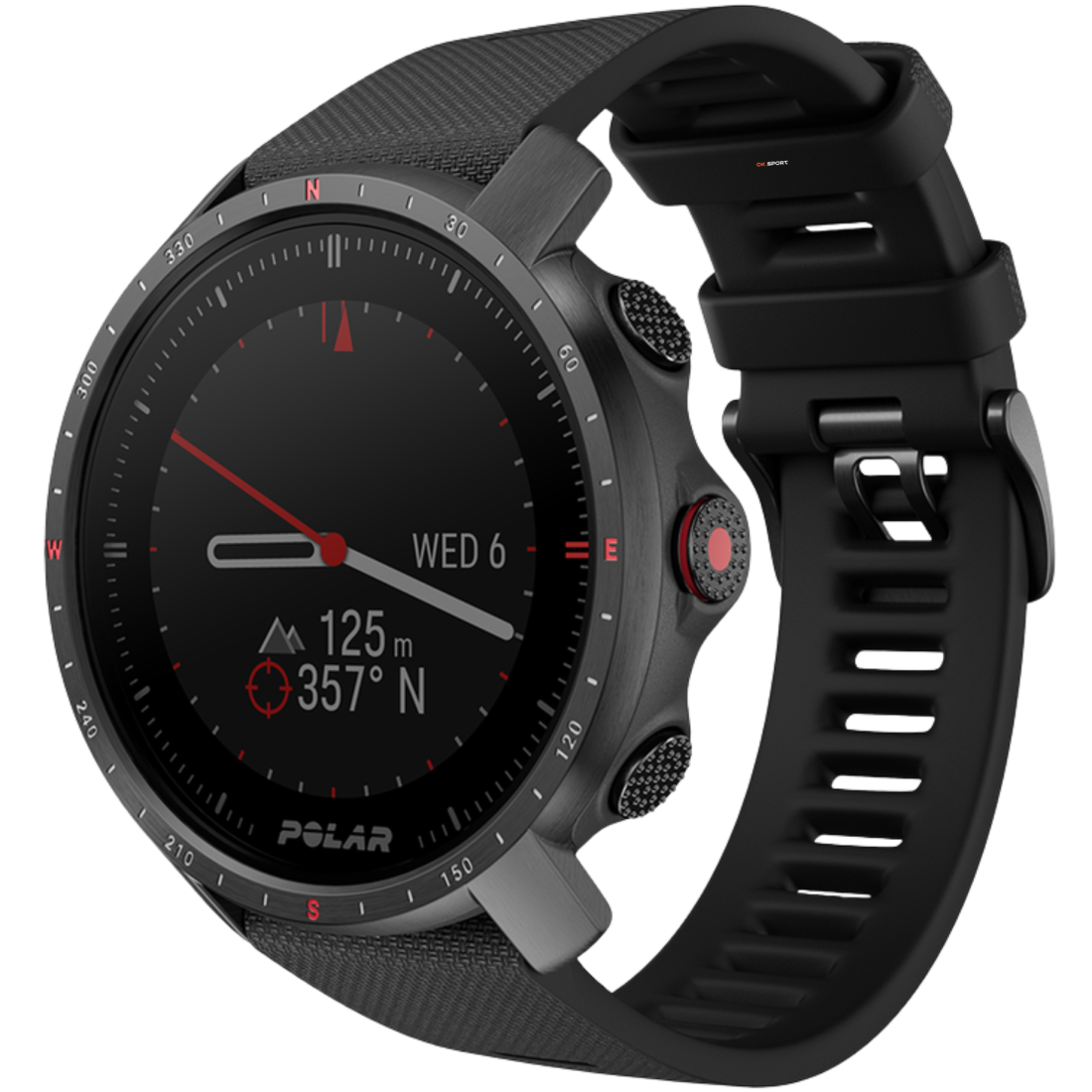 Polar Grit X Pro Black смарт-годинник для спорту преміум-класу водонепроникний 90085773