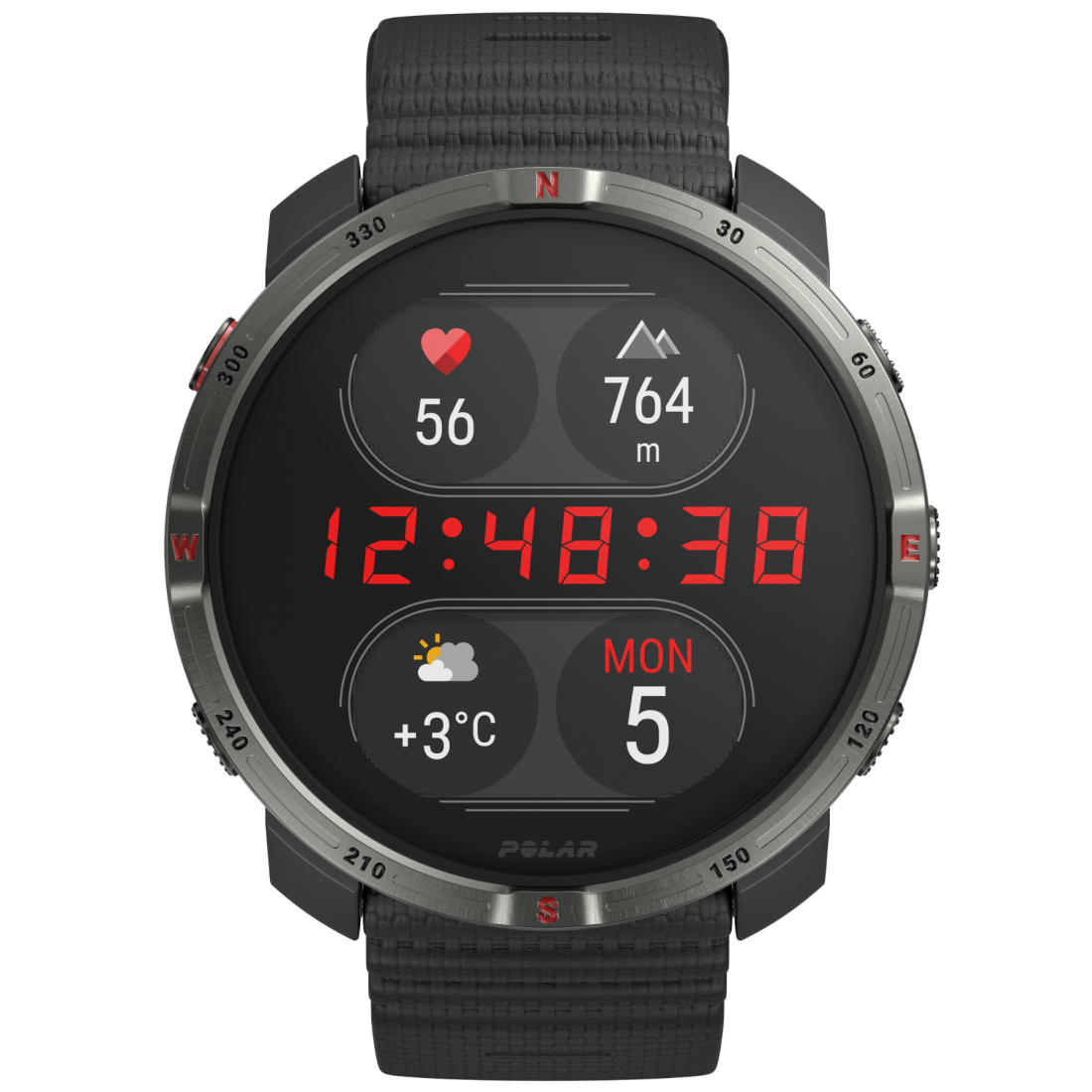 Смарт-годинник Polar Grit X2 для спорту, бігу, плавання, туризму, водонепроникний