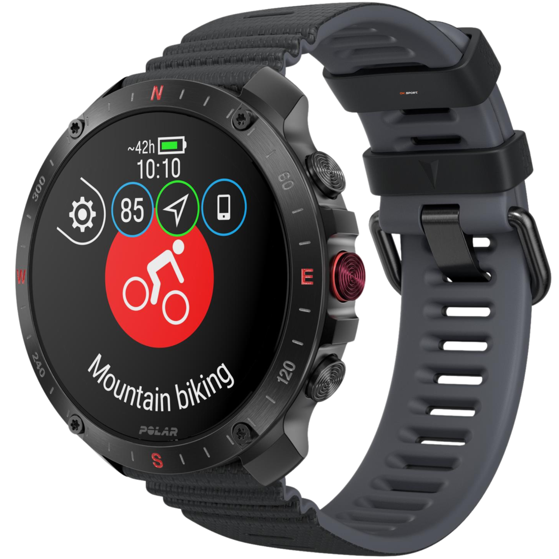 Polar Grit X2 Pro смарт-годинник для спорту бігу водонепроникний Black 900110283