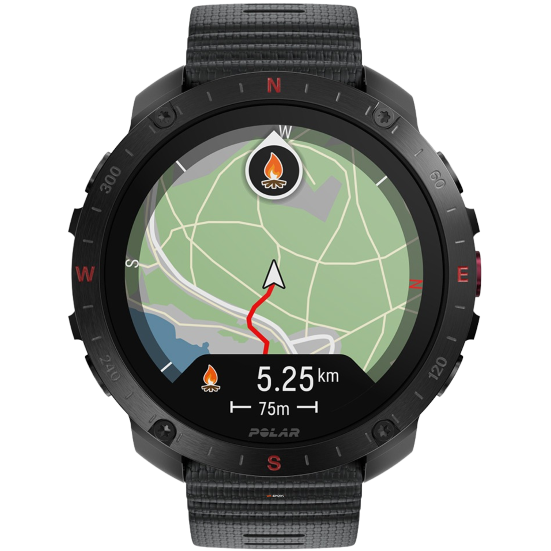 Polar Grit X2 Pro смарт-годинник для спорту бігу водонепроникний Black 900110283
