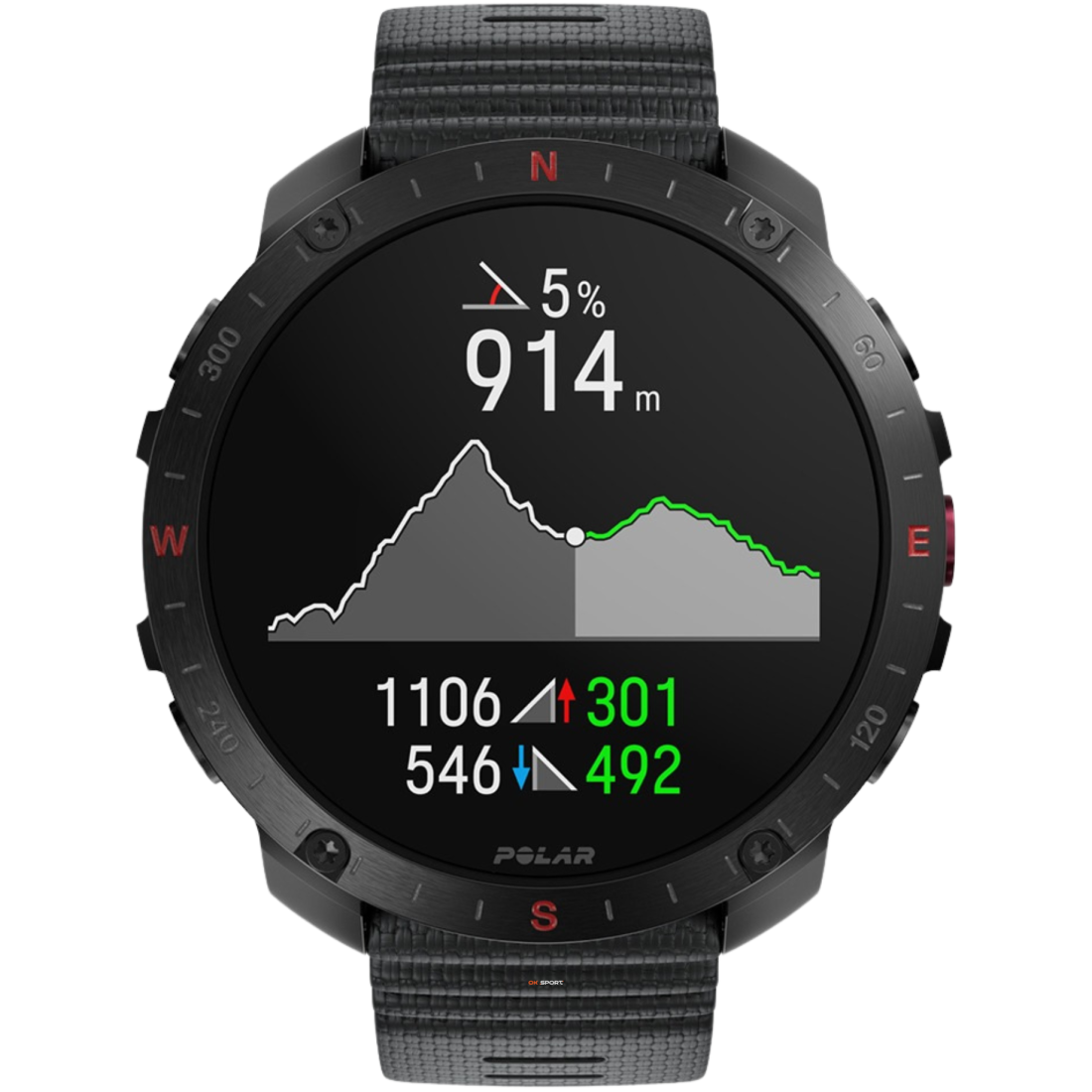 Polar Grit X2 Pro смарт-годинник для спорту бігу водонепроникний Black 900110283