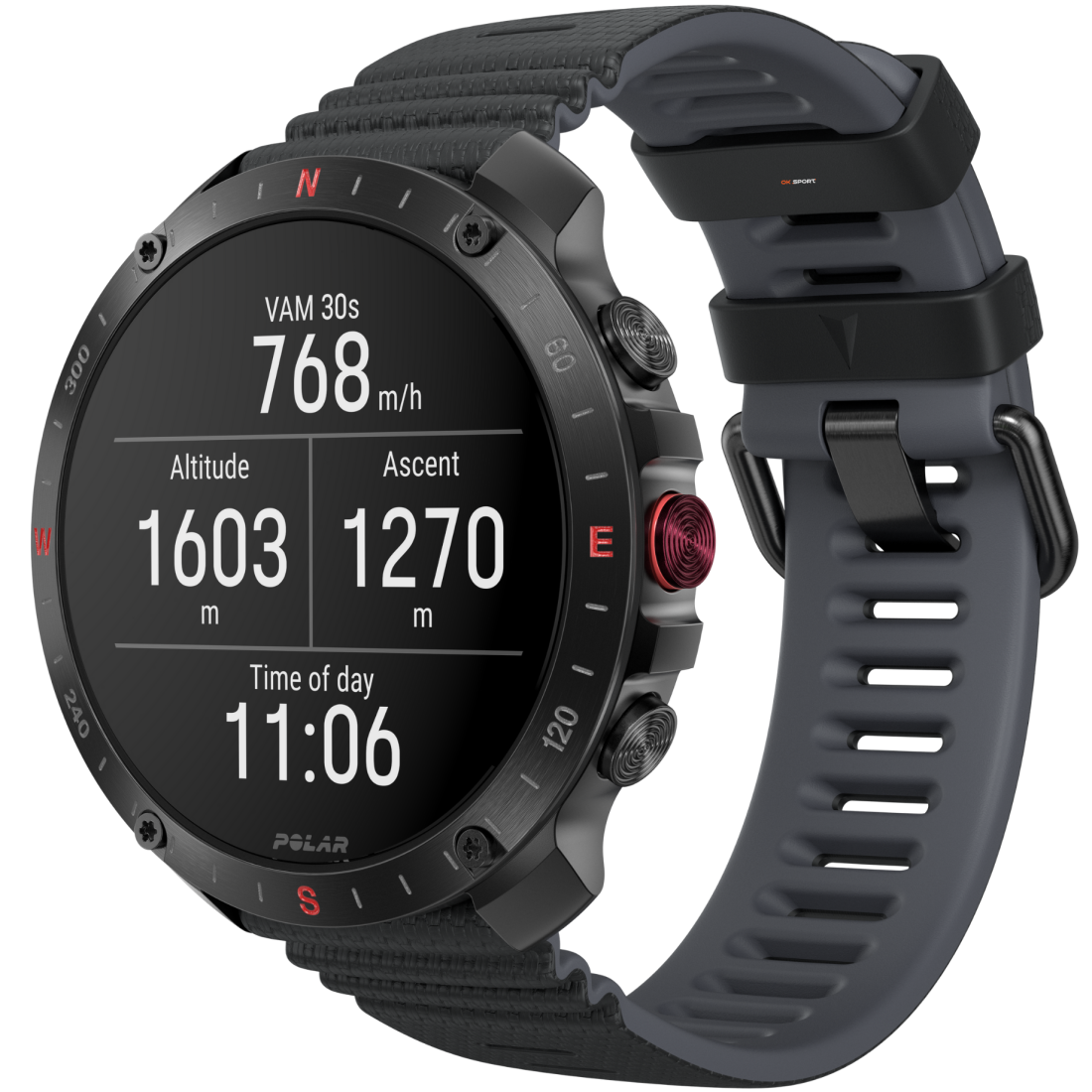 Polar Grit X2 Pro смарт-годинник для спорту бігу водонепроникний Black 900110283
