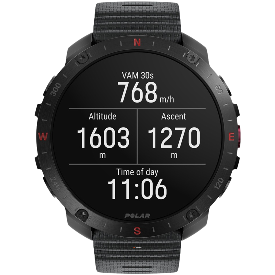 Polar Grit X2 Pro смарт-годинник для спорту бігу водонепроникний Black 900110283