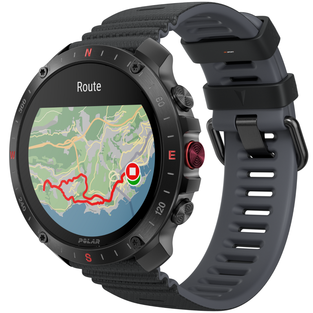 Polar Grit X2 Pro смарт-годинник для спорту бігу водонепроникний Black 900110283