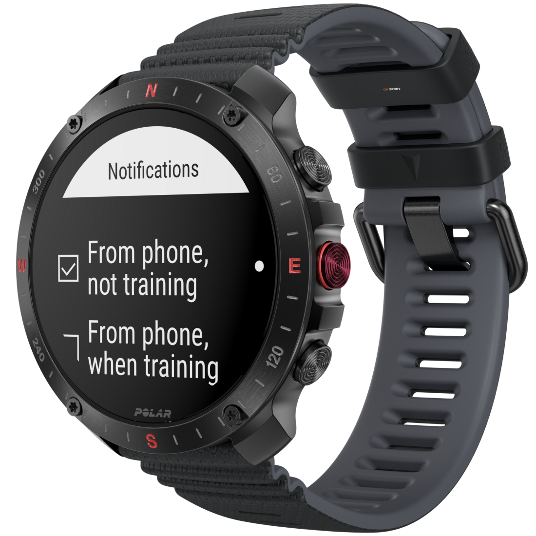Polar Grit X2 Pro смарт-годинник для спорту бігу водонепроникний Black 900110283