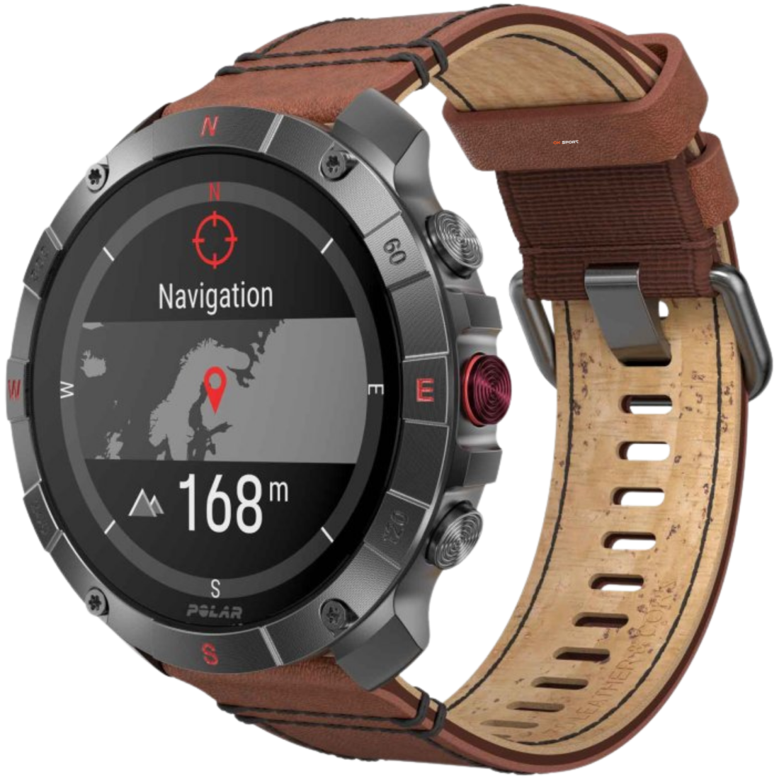 Polar Grit X2 Pro Titan спортивний годинник для бігу тренувань плавання походів з GPS і пульсометром 900110288