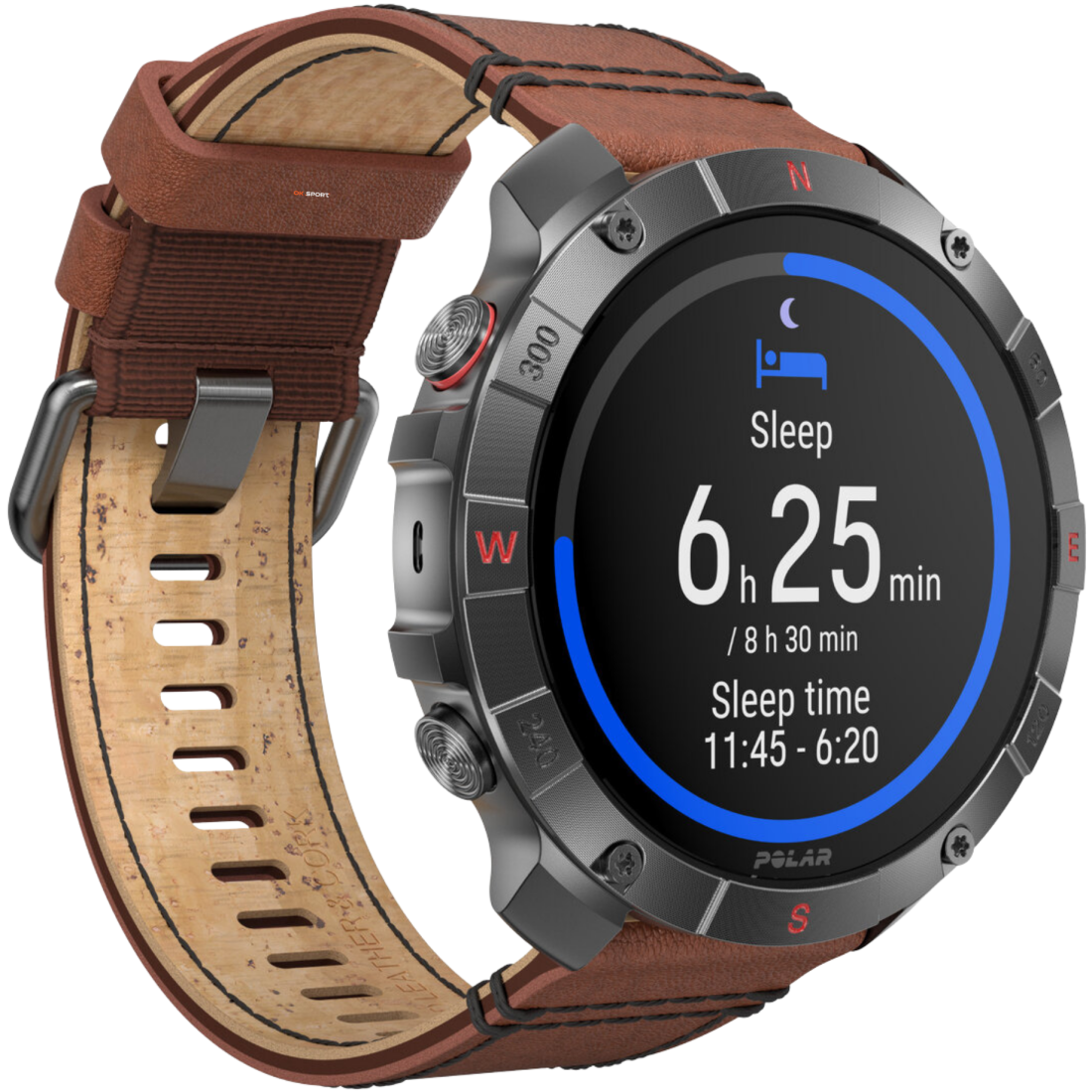 Polar Grit X2 Pro Titan спортивний годинник для бігу тренувань плавання походів з GPS і пульсометром 900110288