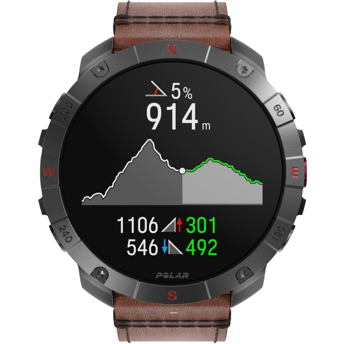 Polar Grit X2 Pro Titan спортивний годинник для бігу тренувань плавання походів з GPS і пульсометром 900110288