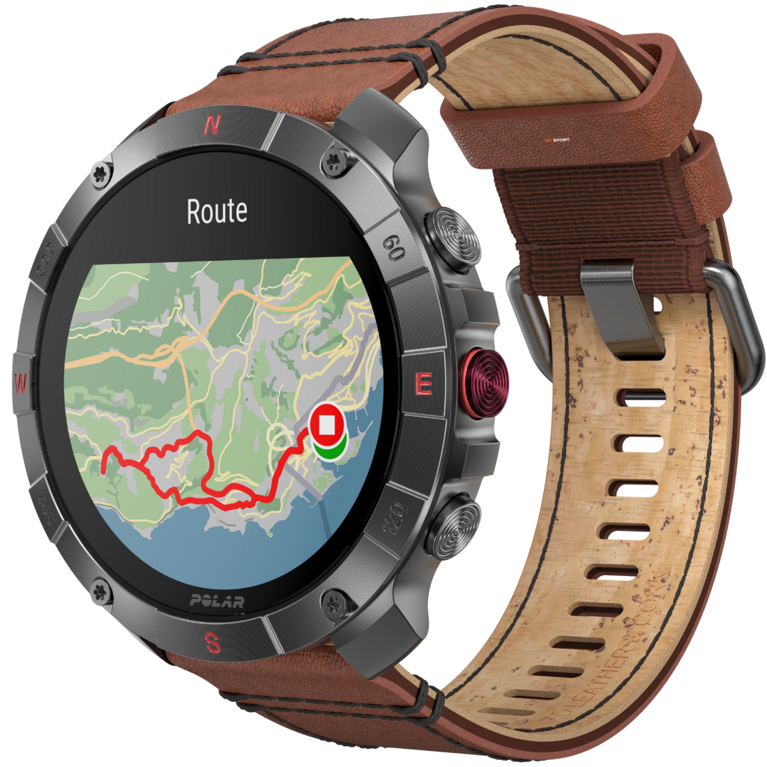 Polar Grit X2 Pro Titan спортивний годинник для бігу тренувань плавання походів з GPS і пульсометром 900110288