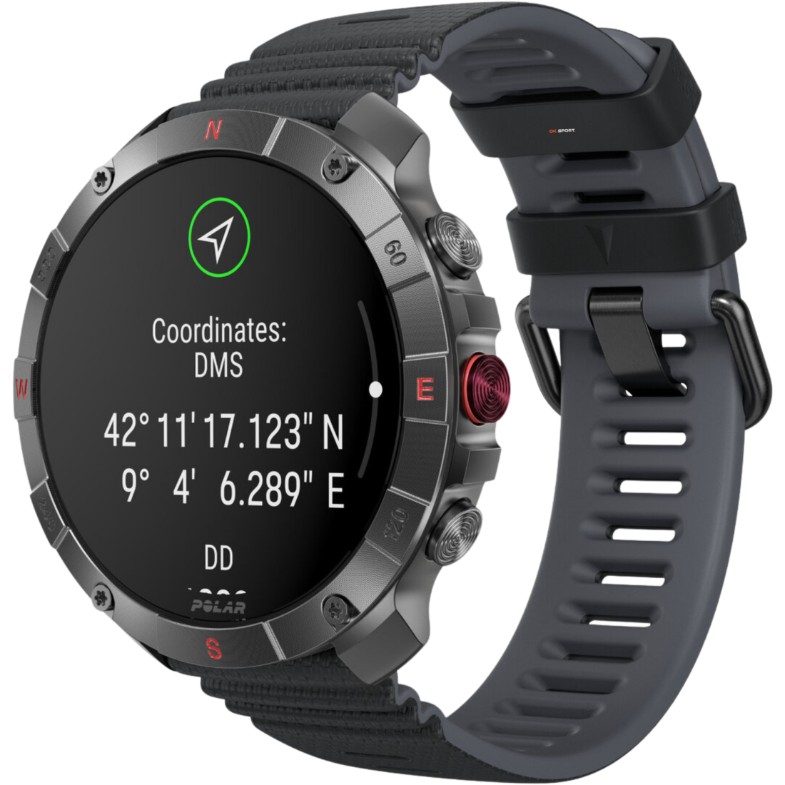 Polar Grit X2 Pro Titan спортивний годинник для бігу тренувань плавання походів з GPS і пульсометром 900110288