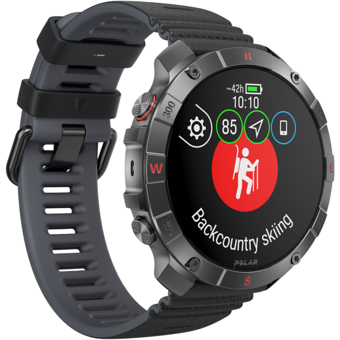 Polar Grit X2 Pro Titan спортивний годинник для бігу тренувань плавання походів з GPS і пульсометром 900110288