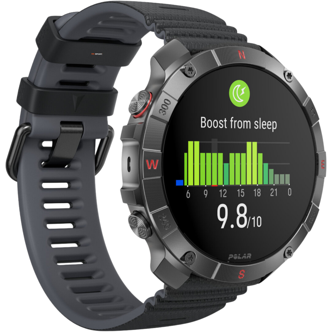Polar Grit X2 Pro Titan спортивний годинник для бігу тренувань плавання походів з GPS і пульсометром 900110288