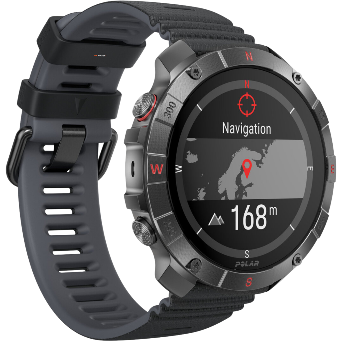 Polar Grit X2 Pro Titan спортивний годинник для бігу тренувань плавання походів з GPS і пульсометром 900110288