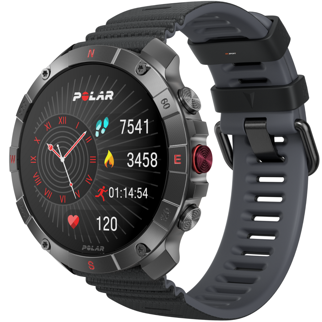 Polar Grit X2 Pro Titan спортивний годинник для бігу тренувань плавання походів з GPS і пульсометром 900110288