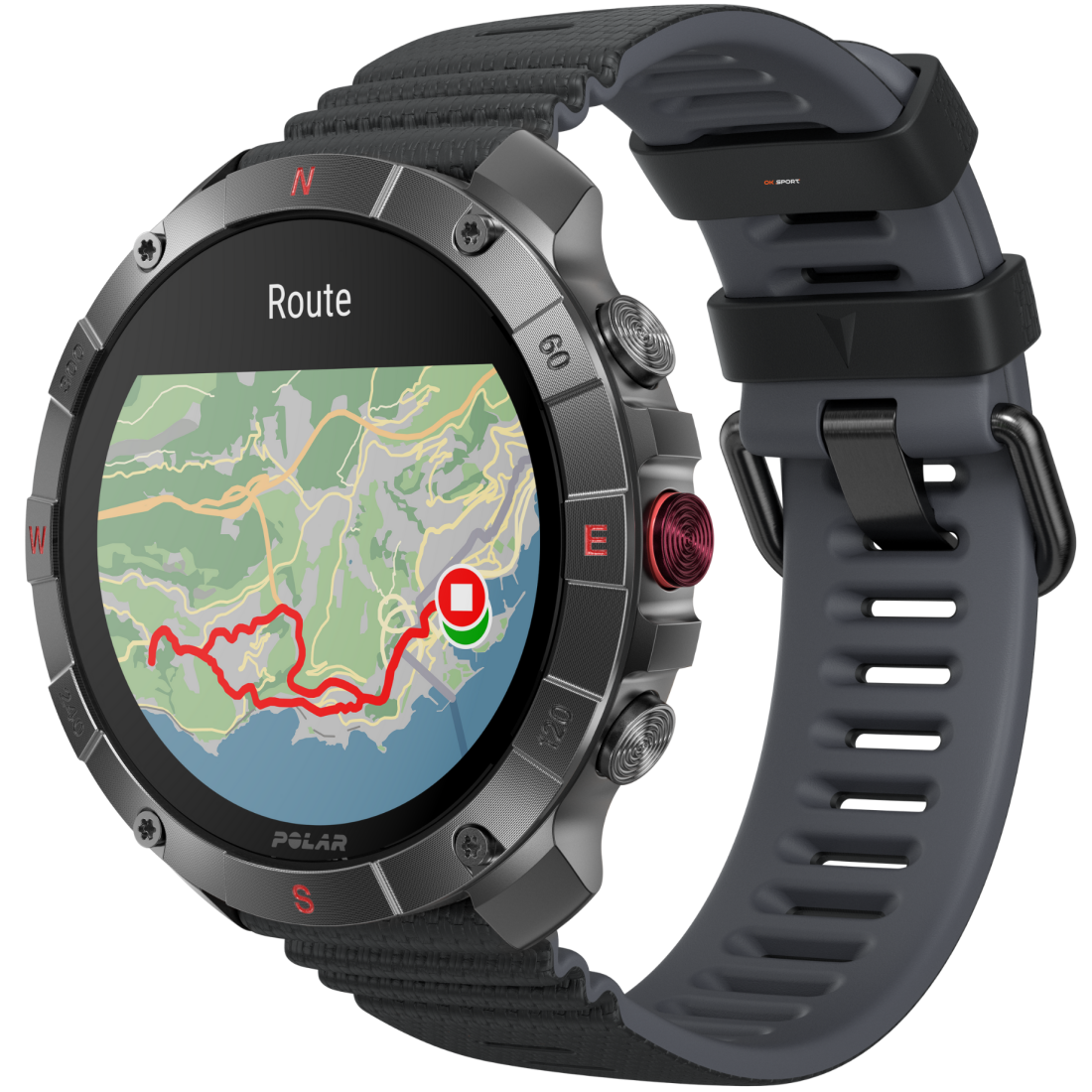 Polar Grit X2 Pro Titan спортивний годинник для бігу тренувань плавання походів з GPS і пульсометром 900110288