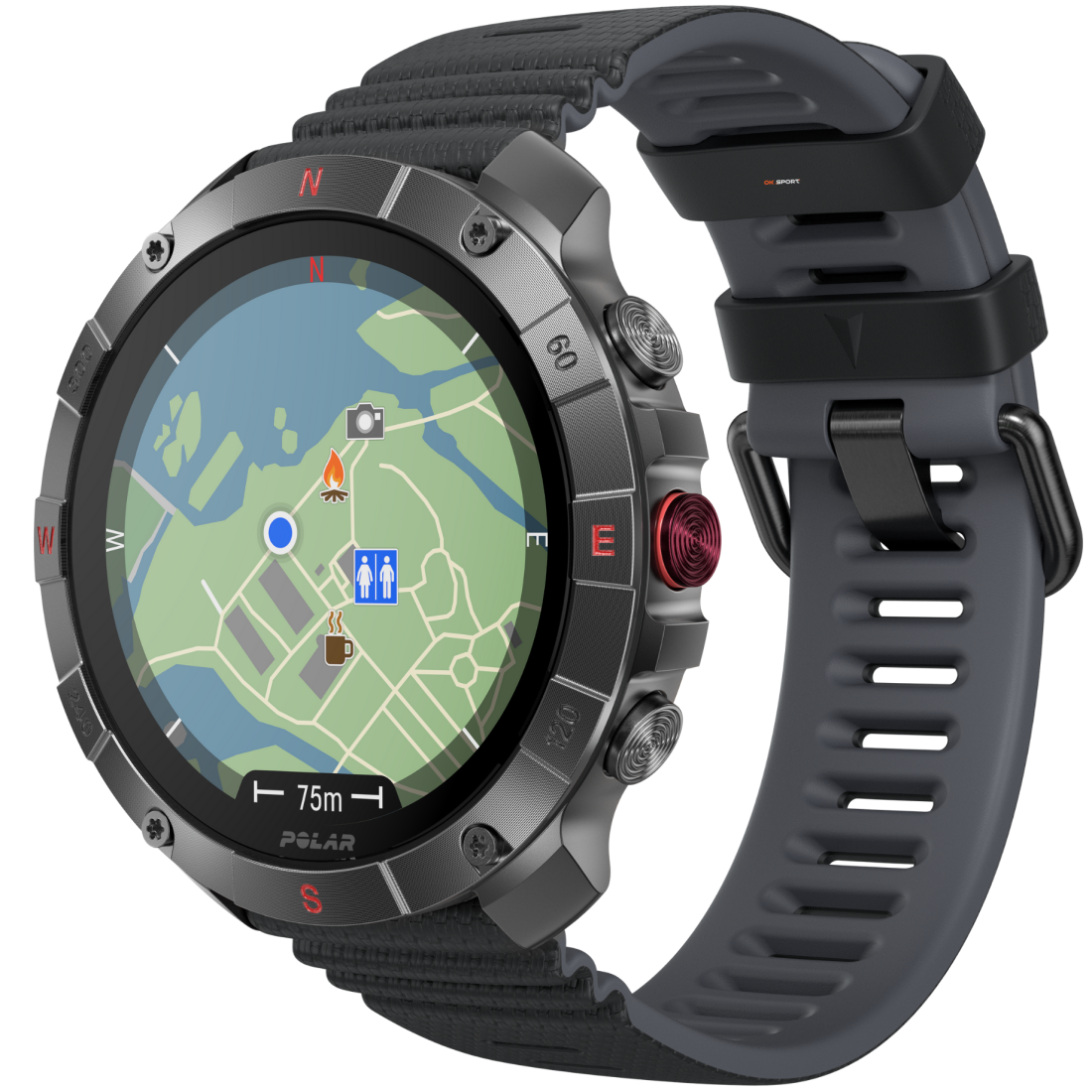 Polar Grit X2 Pro Titan спортивний годинник для бігу тренувань плавання походів з GPS і пульсометром 900110288