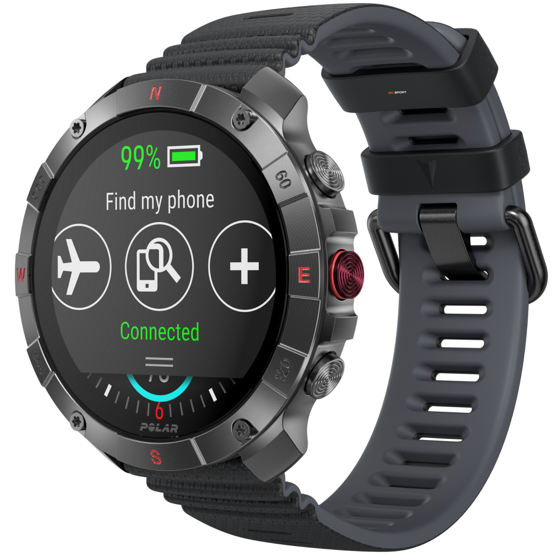 Polar Grit X2 Pro Titan спортивний годинник для бігу тренувань плавання походів з GPS і пульсометром 900110288