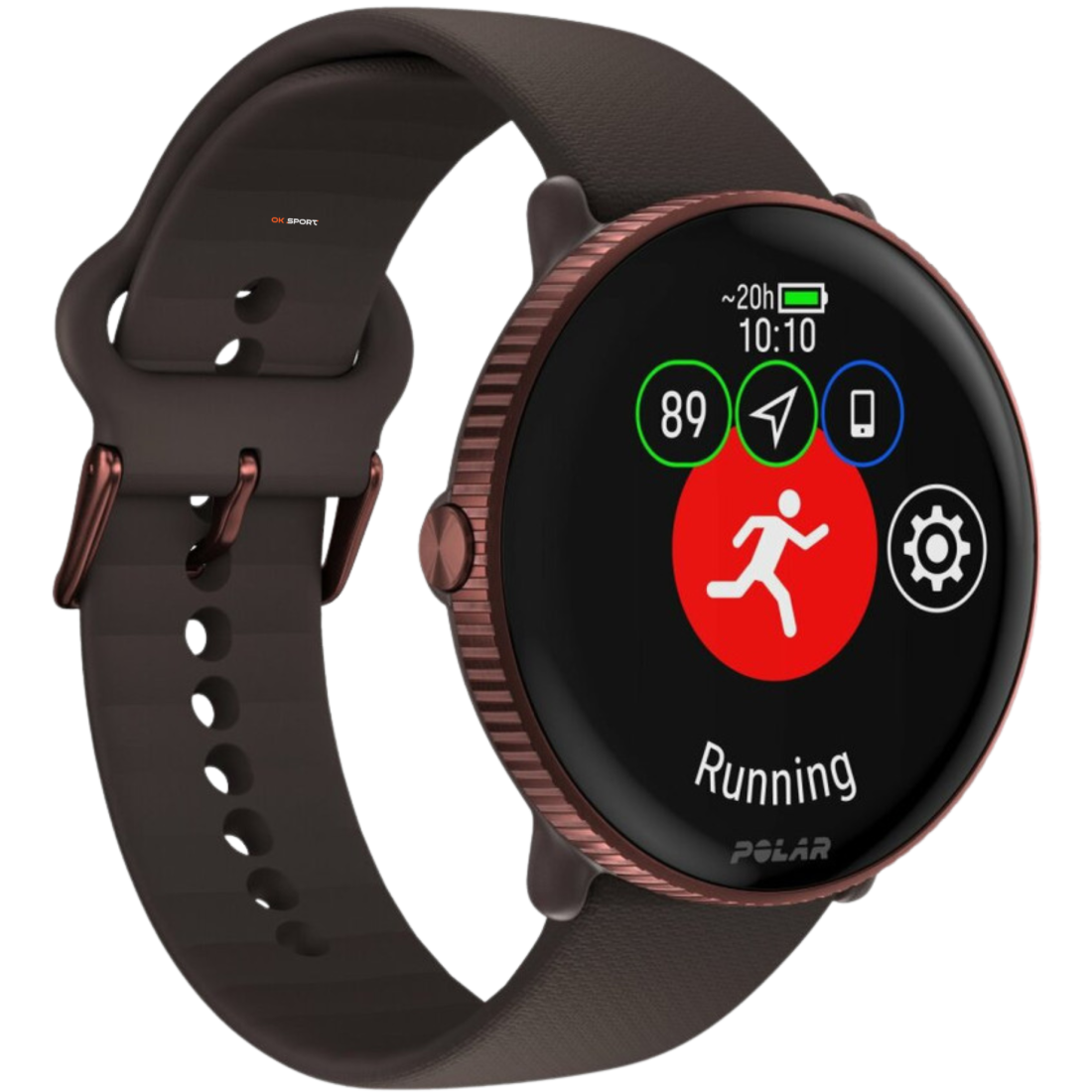 Polar Ignite 3 фітнес-годинник з крокоміром і вимірюванням пульсу Brown Copper 900106239