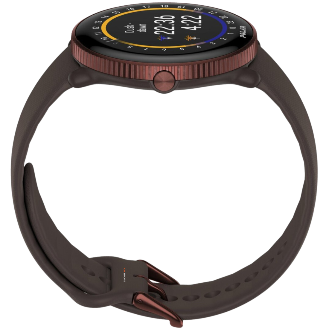 Polar Ignite 3 фітнес-годинник з крокоміром і вимірюванням пульсу Brown Copper 900106239