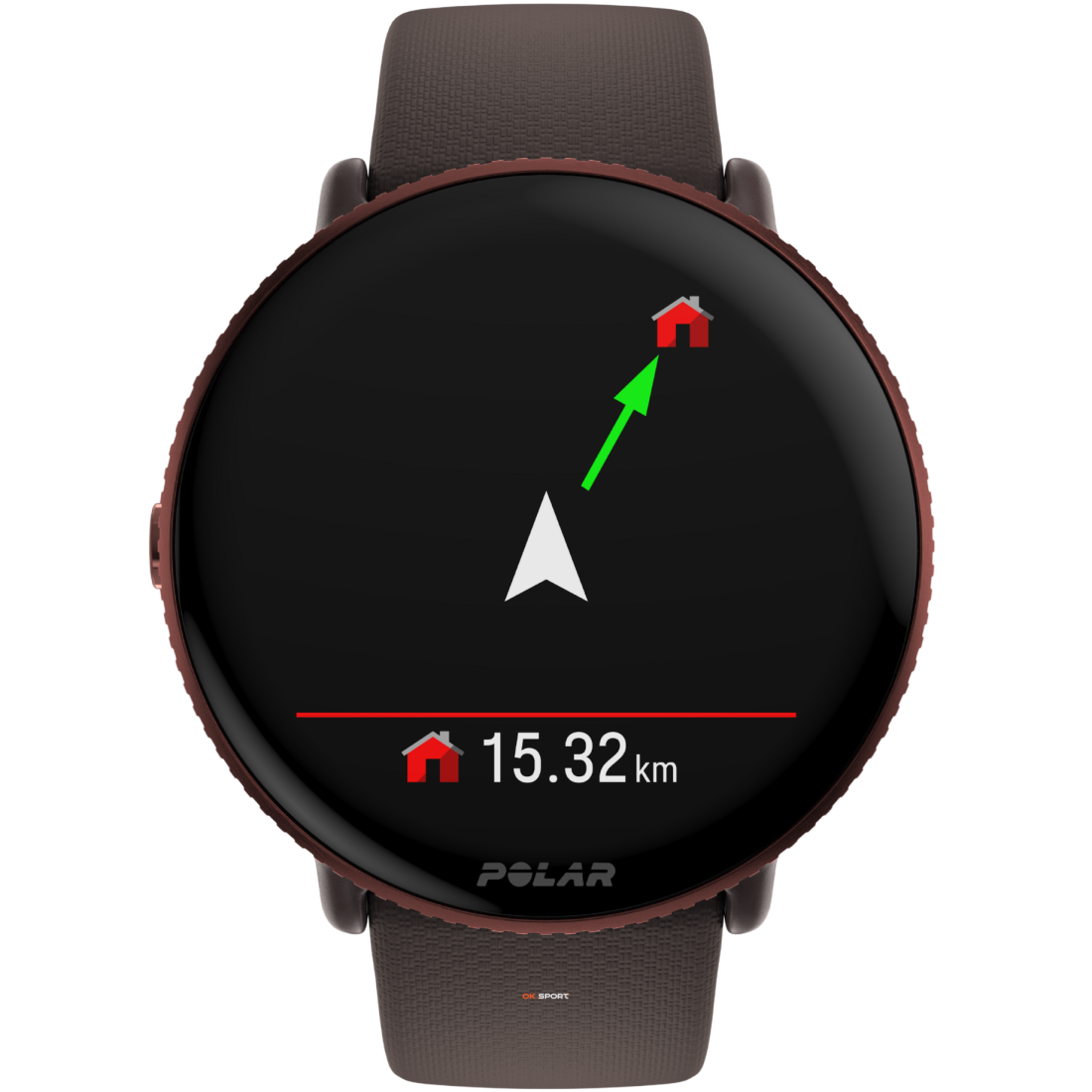 Polar Ignite 3 фітнес-годинник з крокоміром і вимірюванням пульсу Brown Copper 900106239