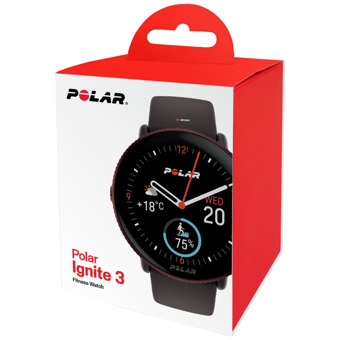Polar Ignite 3 фітнес-годинник з крокоміром і вимірюванням пульсу Brown Copper 900106239