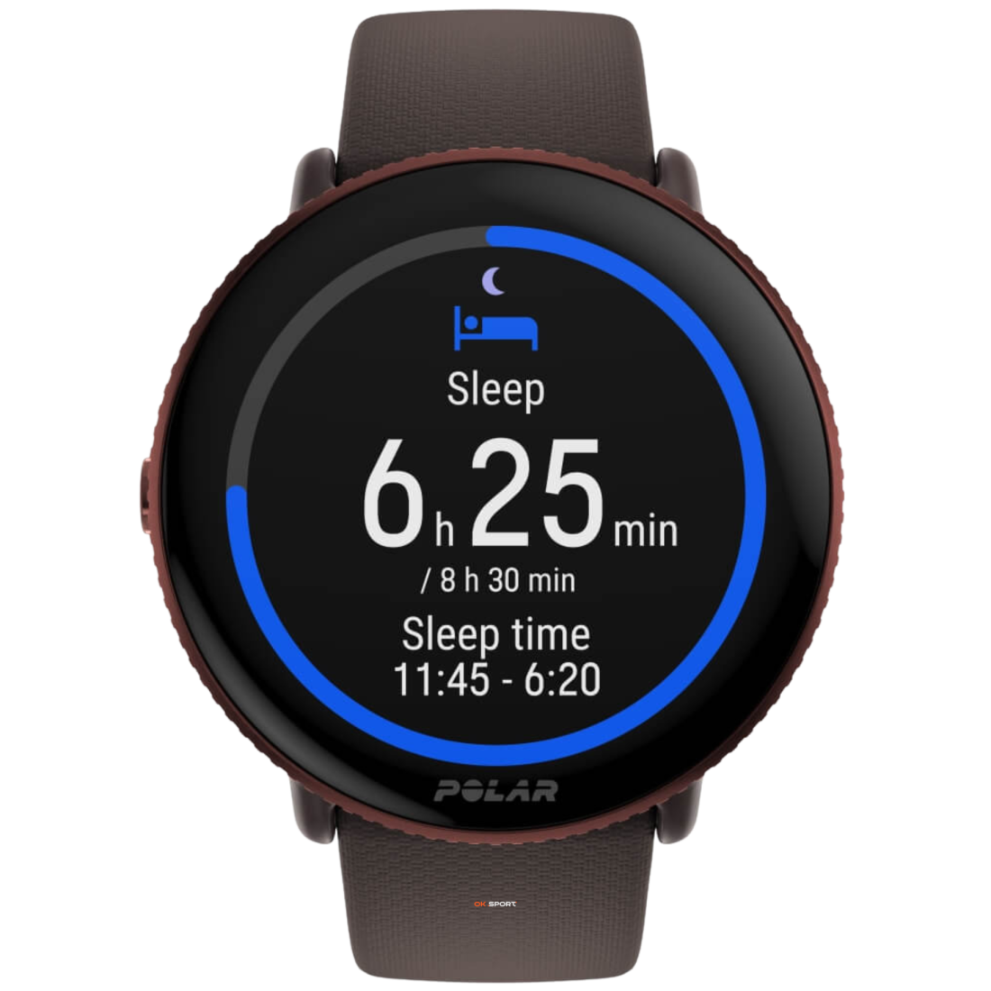 Polar Ignite 3 фітнес-годинник з крокоміром і вимірюванням пульсу Brown Copper 900106239