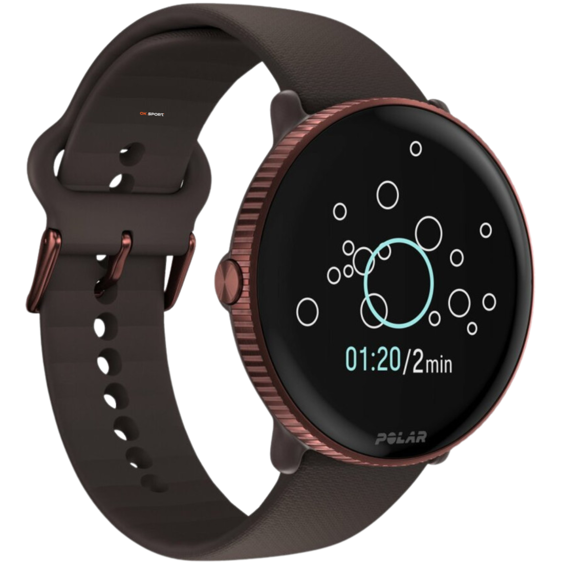 Polar Ignite 3 фітнес-годинник з крокоміром і вимірюванням пульсу Brown Copper 900106239