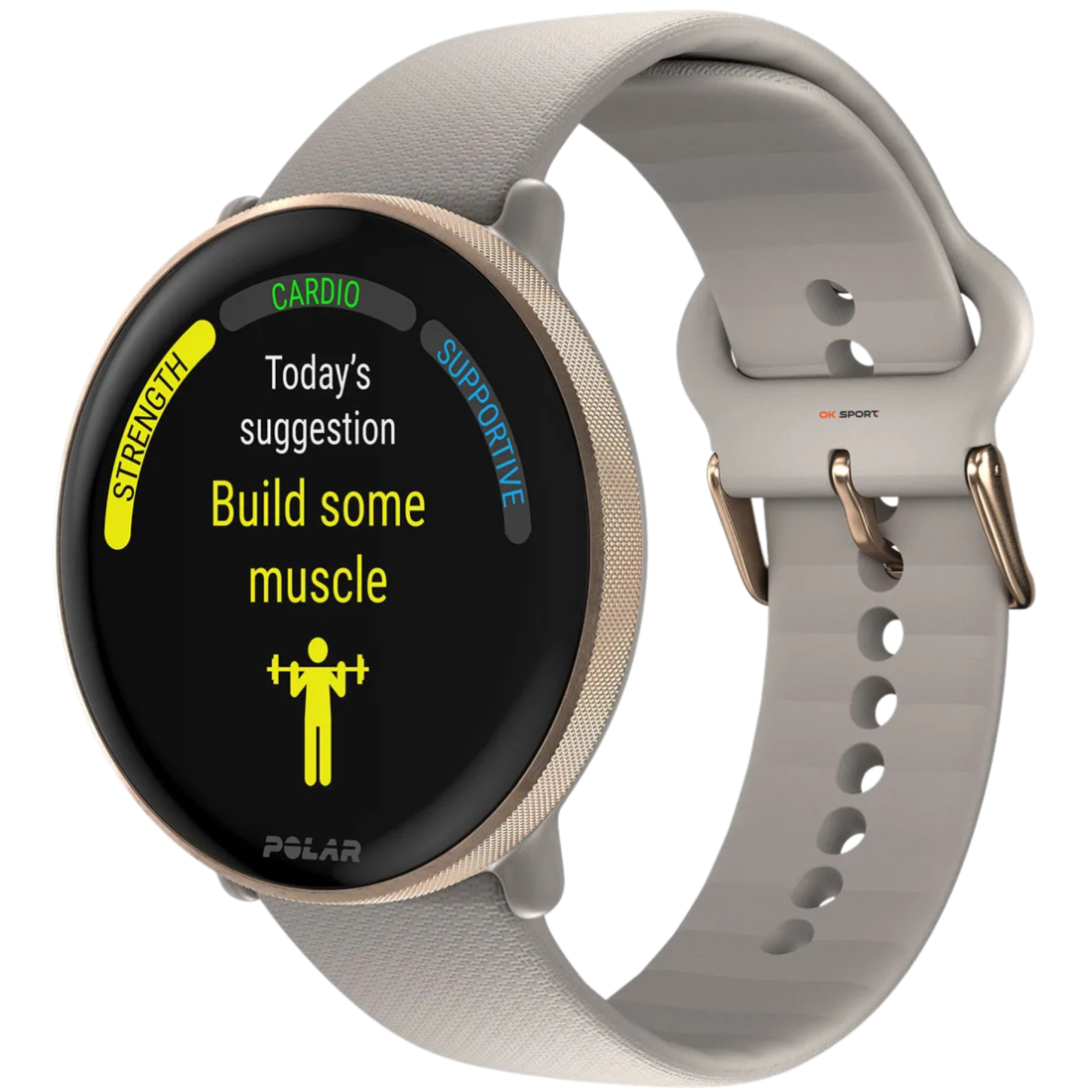 Polar Ignite 3 годинник для фітнесу з крокоміром і вимірюванням пульсу Greige Sand 900106237