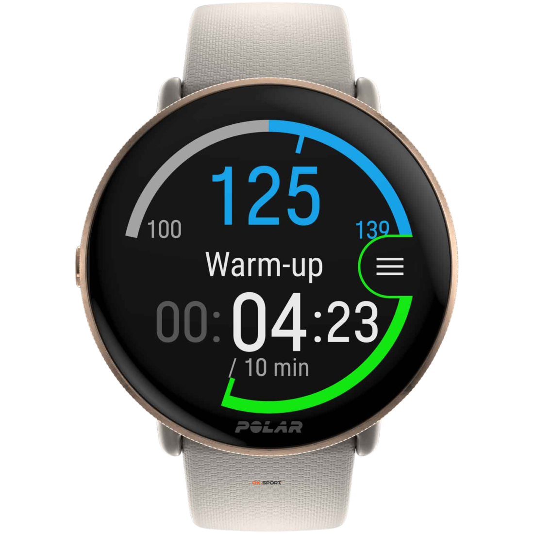 Polar Ignite 3 годинник для фітнесу з крокоміром і вимірюванням пульсу Greige Sand 900106237