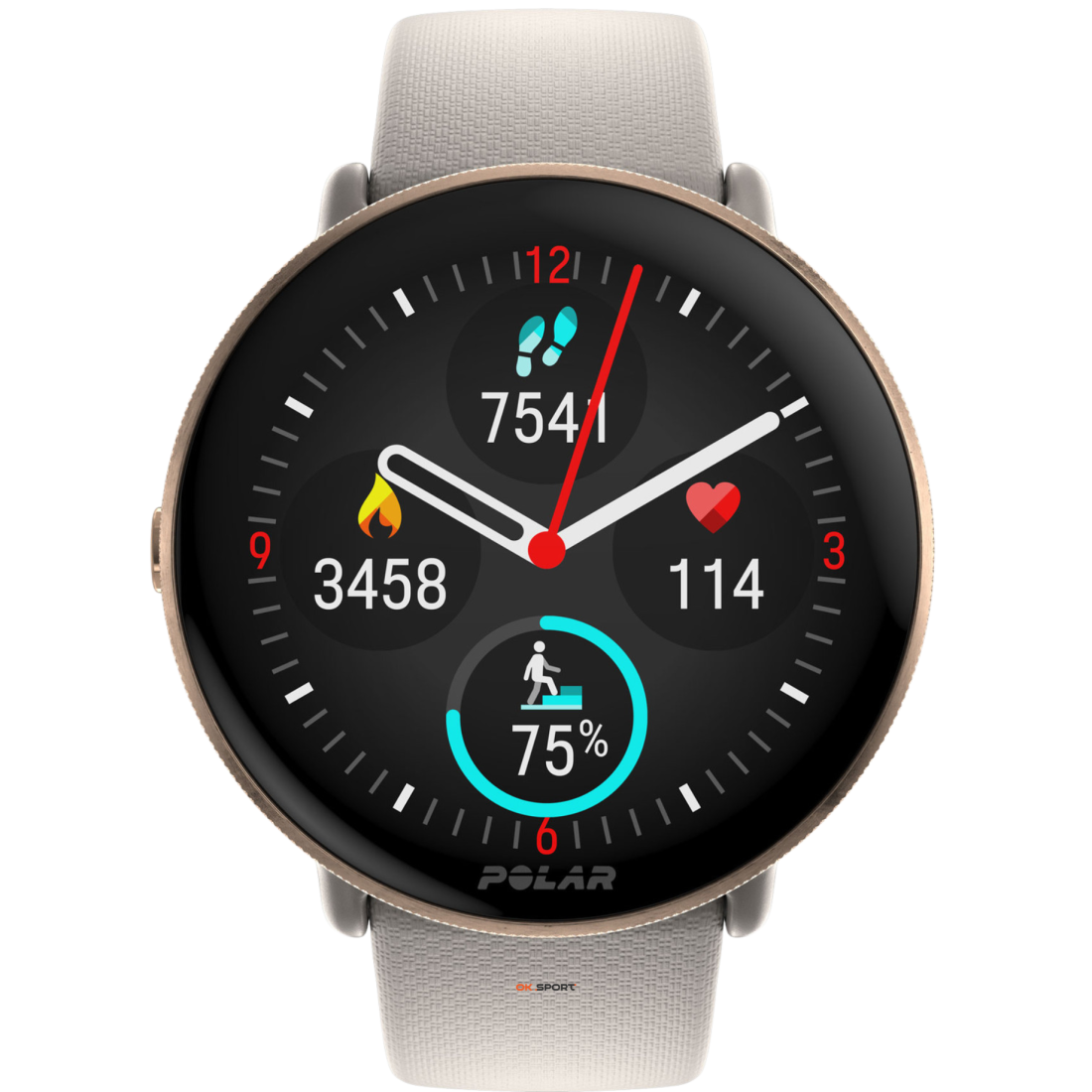 Polar Ignite 3 годинник для фітнесу з крокоміром і вимірюванням пульсу Greige Sand 900106237