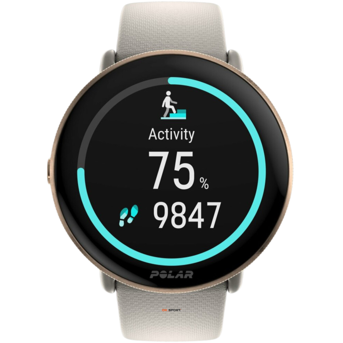 Polar Ignite 3 годинник для фітнесу з крокоміром і вимірюванням пульсу Greige Sand 900106237