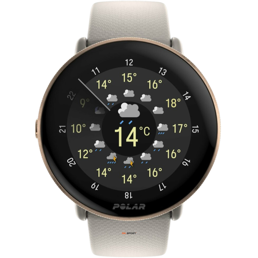 Polar Ignite 3 годинник для фітнесу з крокоміром і вимірюванням пульсу Greige Sand 900106237