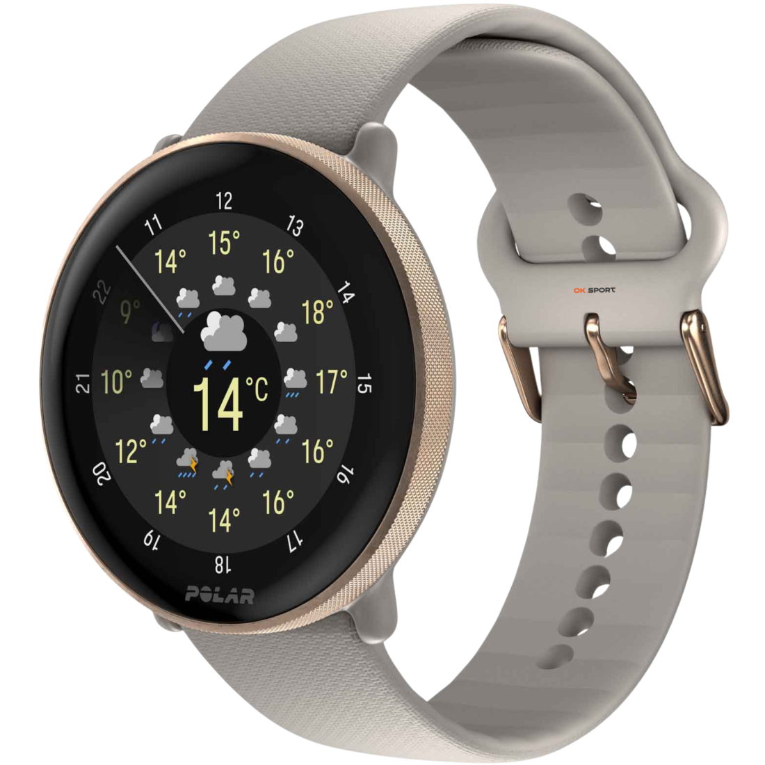 Polar Ignite 3 годинник для фітнесу з крокоміром і вимірюванням пульсу Greige Sand 900106237