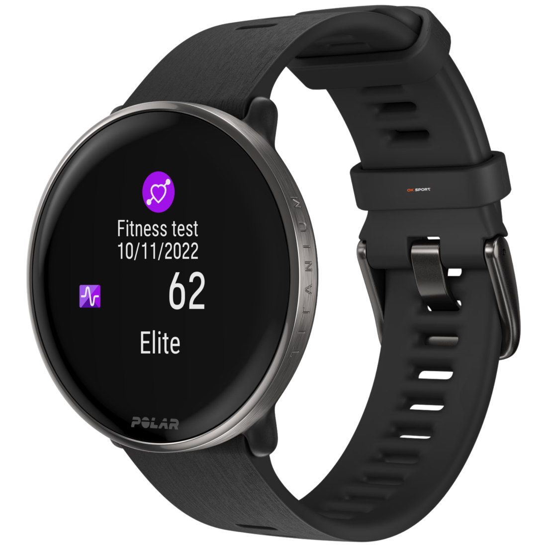 Polar Ignite 3 Titanium розумний смарт-годинник для фітнесу з крокоміром Black 900110027