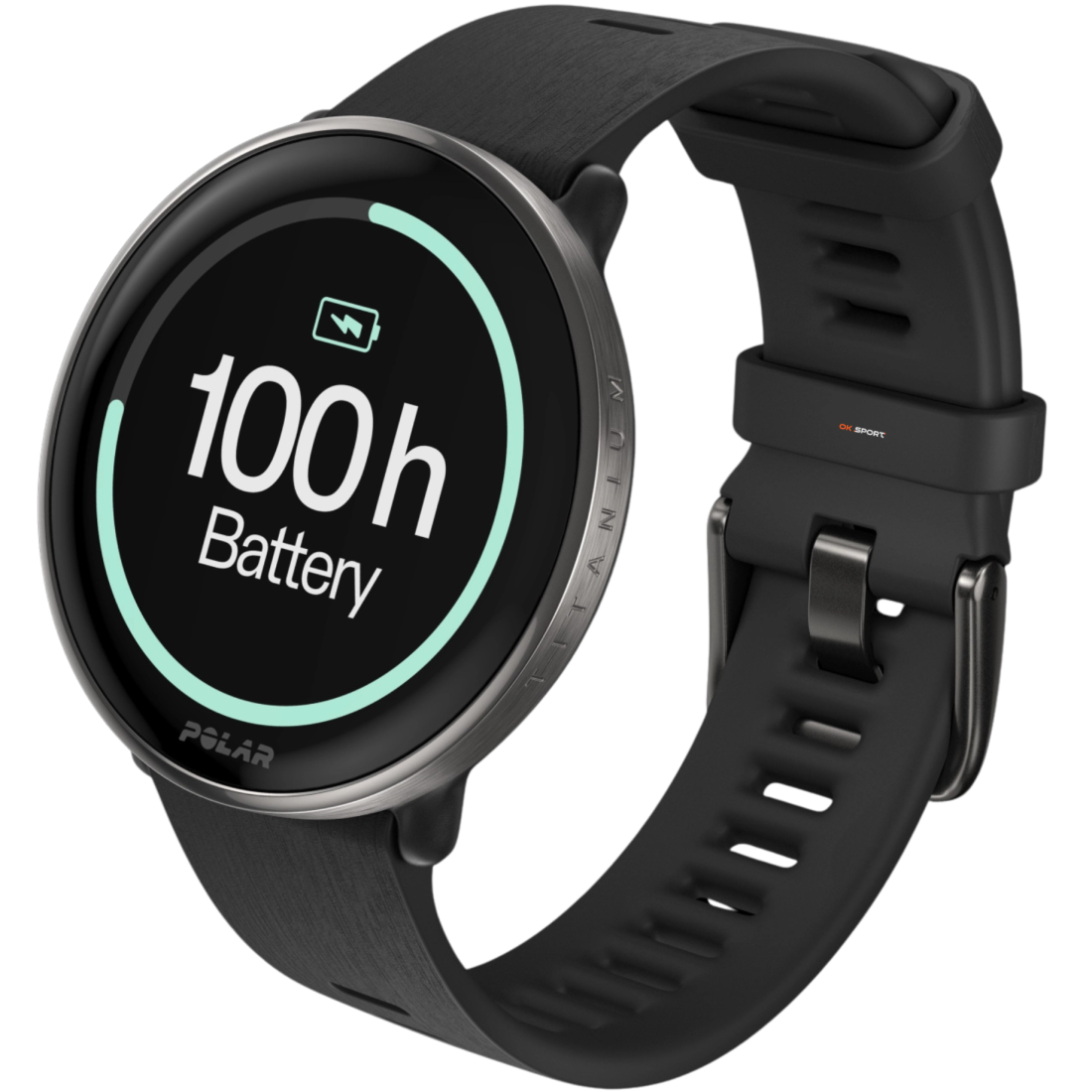 Polar Ignite 3 Titanium розумний смарт-годинник для фітнесу з крокоміром Black 900110027