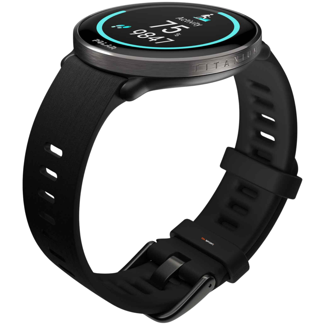 Polar Ignite 3 Titanium розумний смарт-годинник для фітнесу з крокоміром Black 900110027